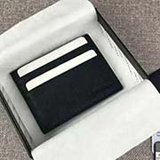 PRADA爆款男士卡包 专柜新款式 官网同步 2MC223 深蓝压字唛 意大利高等原单十字纹牛皮质感极好 长10cm高8cm