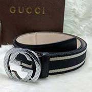 古奇经典皮带 gucci男女士通用款牛皮真皮腰带G4107