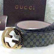 gucci腰带男款专柜真品真皮皮