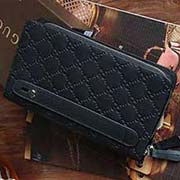 香港正品代购男士长款钱包钱夹专柜全皮手拿包 G9448
