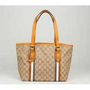 帆布配真皮 女士手提单肩包 时尚购