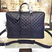 gucci经典男士公文包 进口原版皮真品