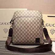 gucci854364 W30H28D05 PVC 金色金属配件 尼龙织带 