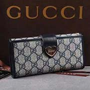 gucci 203552 蓝珍珠PVC蓝皮 古奇pvc钱包
