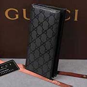 gucci 245887 黑光胶 古驰pvc钱包