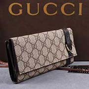 专柜真品gucci钱包男士钱夹深啡