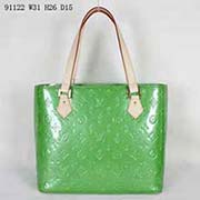 LV 91122_绿色压花 LV 2012新款漆皮单肩包