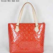 LV 91122_橙色压花 LV 2012新款漆皮单肩包