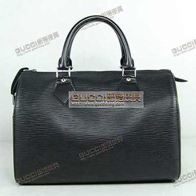 LVM59022 全皮黑色水波纹系列 LV女包手提包