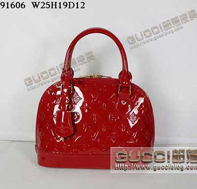 LV91606红色 LV女士手提包