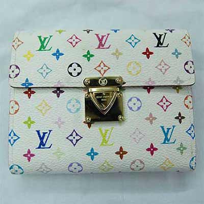 极品LV33彩女士长款银包(白彩)钱包M60053