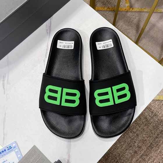 最新情侣版BALENOl|AGA夜光胶囊系列 巴黎世家双B拖鞋
