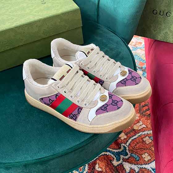 Gucci代买版本运动鞋子女鞋，GG