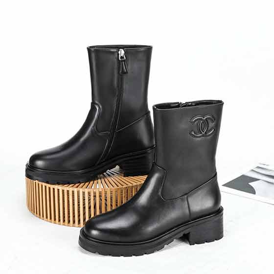 法国专柜原版一比一完美复制女鞋品牌官网秋冬系列皮靴