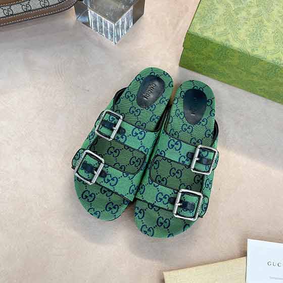 古奇女士平底凉鞋，Gucci新限