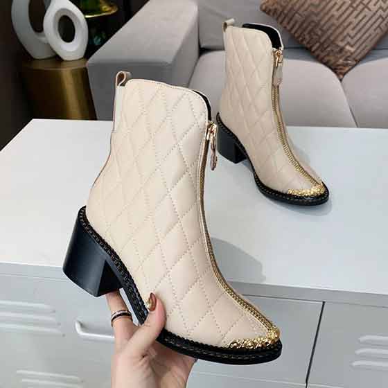 香奈尔大品牌鞋女鞋 头层牛