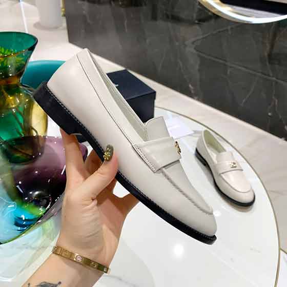 意大利豆豆女鞋 CHANE新款名品套脚懒人乐福平底单鞋