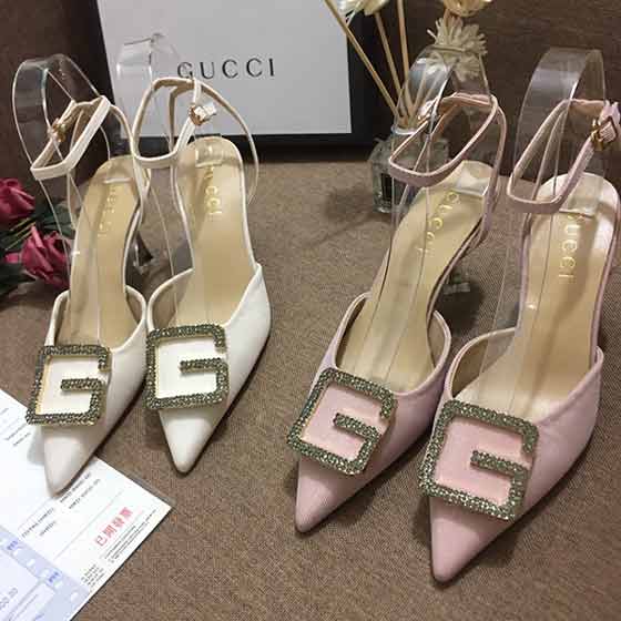 GUCCI欧美大品牌女鞋，新款夏秋高