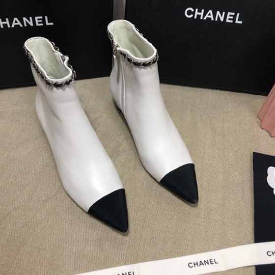 小香万年经典大品牌女鞋牛皮中筒