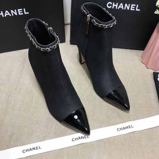尖头女细跟短靴女 秋冬季大品牌