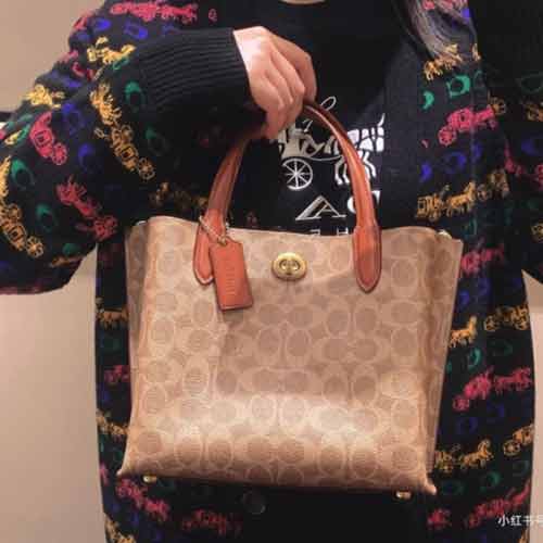 Coach新款小号Willow托特包c8562