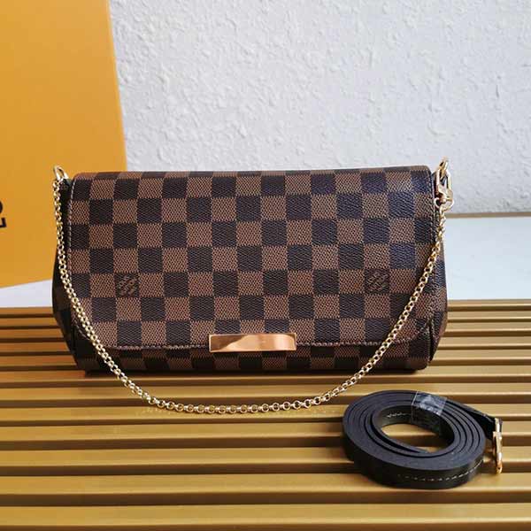 LV官网中号手袋N41129 全钢五金Pochette Favo