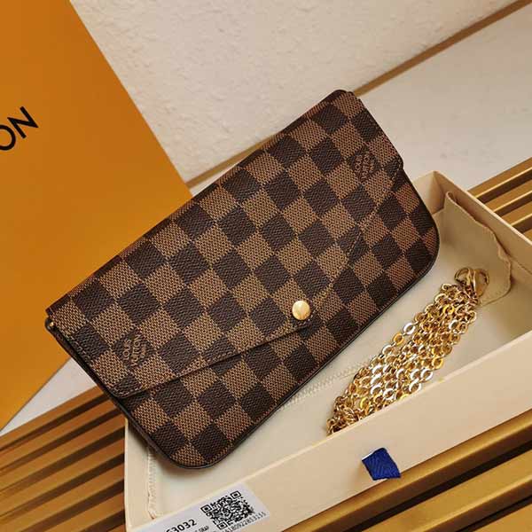 正品复刻LV3件套 Pochette Felicie手袋M61276