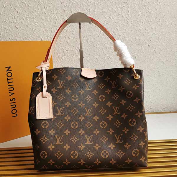 LV Damier Azur帆布小号手袋N42249白格 N44044啡格