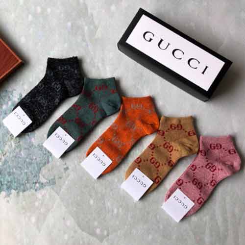 Gucci古奇超级经典短款袜子