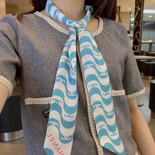 香奈儿新专柜同款束发带/飘带款！