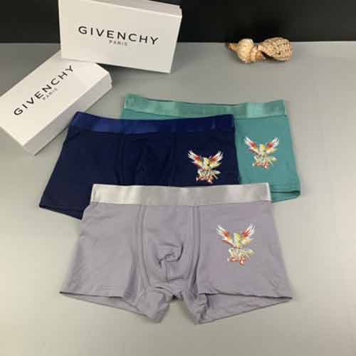 纪梵希舒雅男士内裤高等系列纯色简约大品牌中腰平角