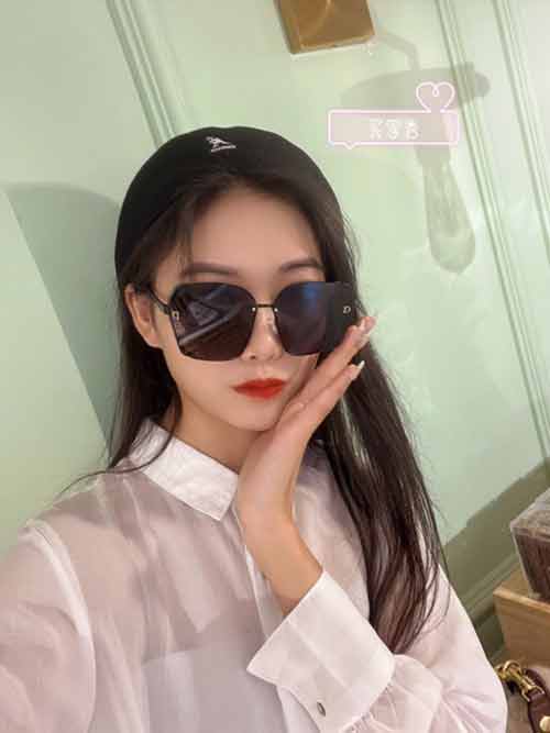 新款韩版潮墨镜女士防紫外线偏光高级感DIOR太阳眼镜