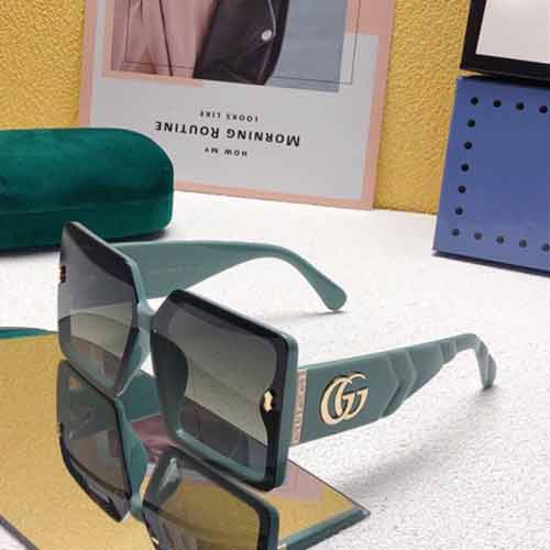 原版女士墨镜大品牌GUCCI 网红超经典奢华全球风时尚方框太阳镜
