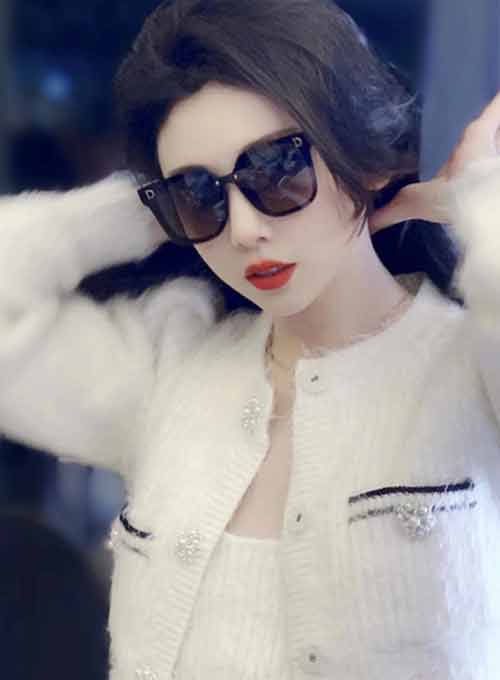 Dior太阳眼镜 高等感潮女士防紫外线夏季偏光墨镜