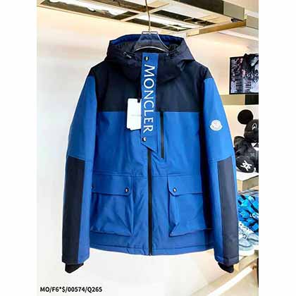 蒙口仿大品牌男装 Moncler亚光尼龙面料羽绒服