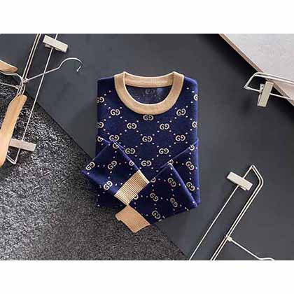 GUCC新系列经典品牌字母针织毛衣