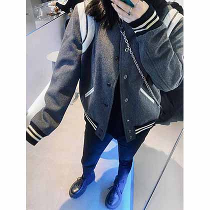 1比1獨家大厂万年经典毛呢棒球服