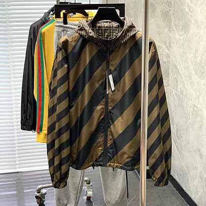 秋冬新品fendi的男装 两面可穿芬迪