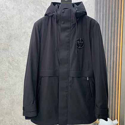Armani 22秋冬官网新品 推存 售价6000中长款羽绒外套