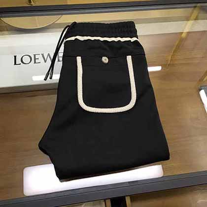 大品牌外贸罗意威卫裤男春秋冬季宽松休闲束口裤子