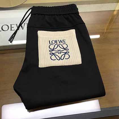 高等大品牌休闲裤男冬季运动风黑色百搭LV男裤