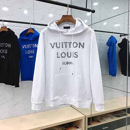 LuisVuittn原单男女情侣款连帽卫衣大品牌外穿运动高等秋冬款卫衣