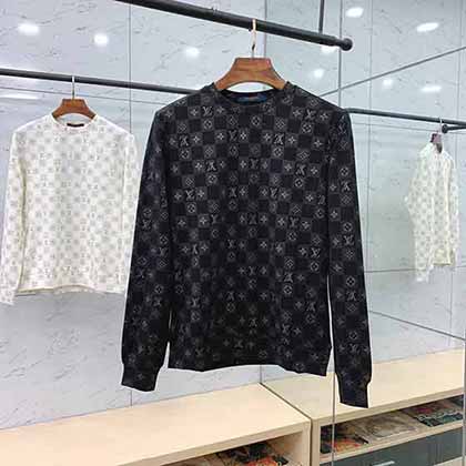 LuisVuittn古高街风格新品,路易威登时尚套头打底卫衣