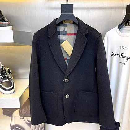 高等大品牌男羽绒服商务休闲BBR巴宝莉白鸭绒保暖外