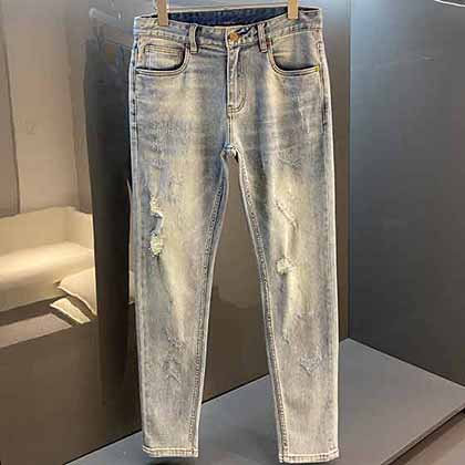 2022夏季gucci新品追潮人士的守选男士低腰牛仔裤