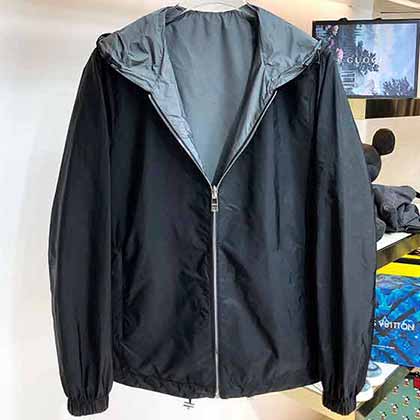 国际品牌双面穿男装夹克高等男士保暖外套