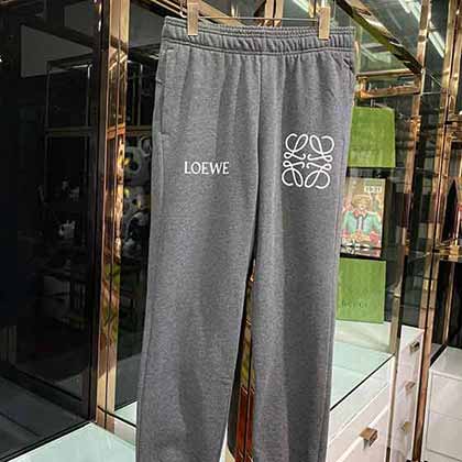 LOE WE大品牌外贸华夫格卫裤男百搭宽松休闲束口裤