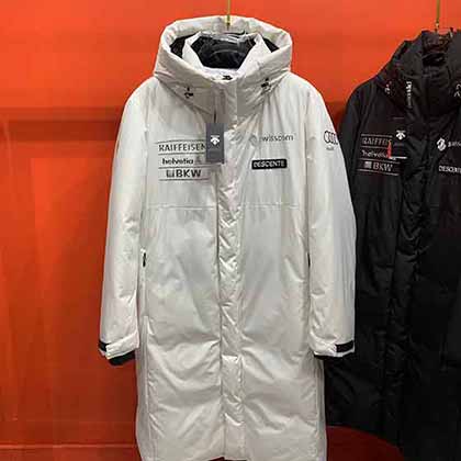 迪桑特羽绒服长款情侣韩国风户外滑雪服大码连帽防寒保暖羽绒服