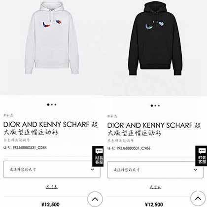 上海国际精品网专柜款I.rI AN KNNY SCHARF 连帽运动衫