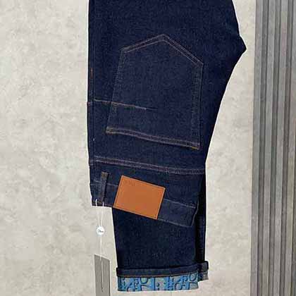 D*ior大品牌牛仔裤男士直筒宽松时尚休闲秋季高等精品裤